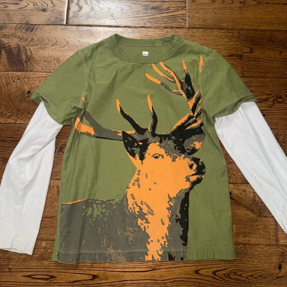 Tea Collection Other - TEA Boys Elk Long Sleeve Shirt Size 10